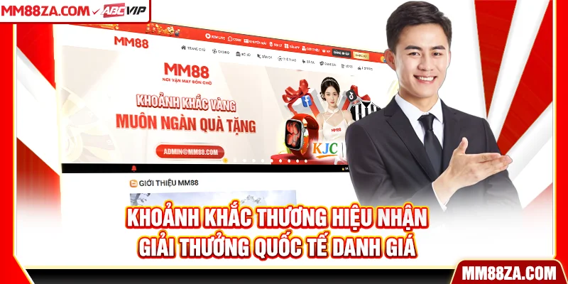 Khoảnh khắc thương hiệu nhận giải thưởng quốc tế danh giá