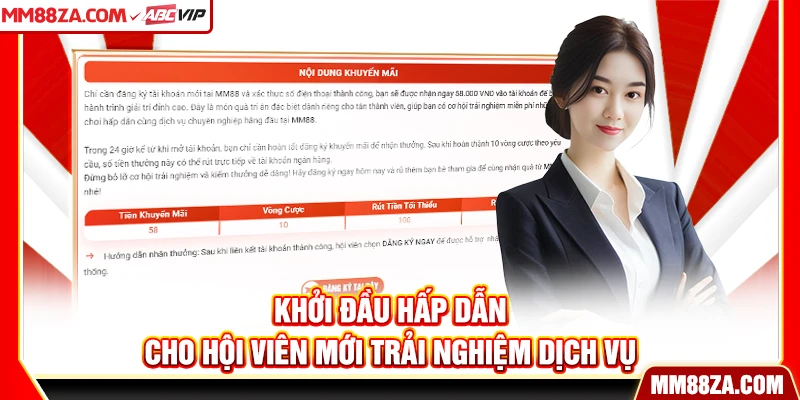 Khởi đầu hấp dẫn cho hội viên mới trải nghiệm dịch vụ